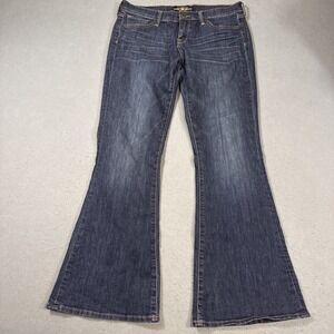 JEANS FLARE Lucky Brand Charlie FLARE Women's 8/29 Dark Wash Blue Stretch  USA